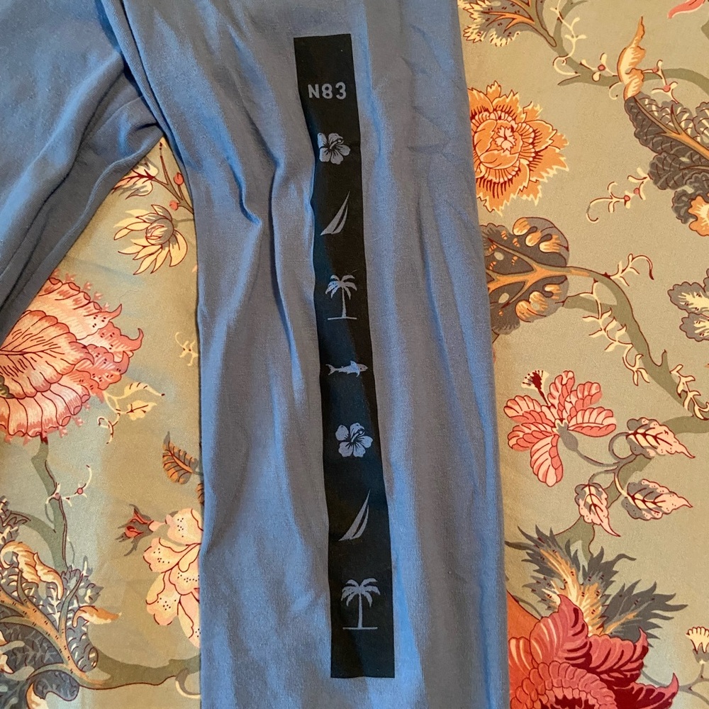 Nautica Blue Long Sleeve Surf Tee - Picture 5 of 6